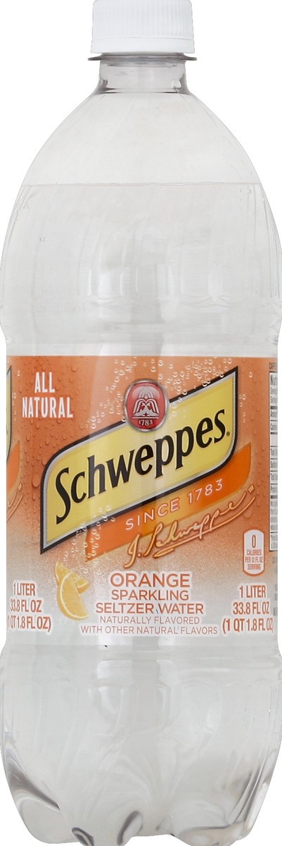 slide 3 of 4, Schweppes Seltzer Water 33.8 oz, 33.8 oz