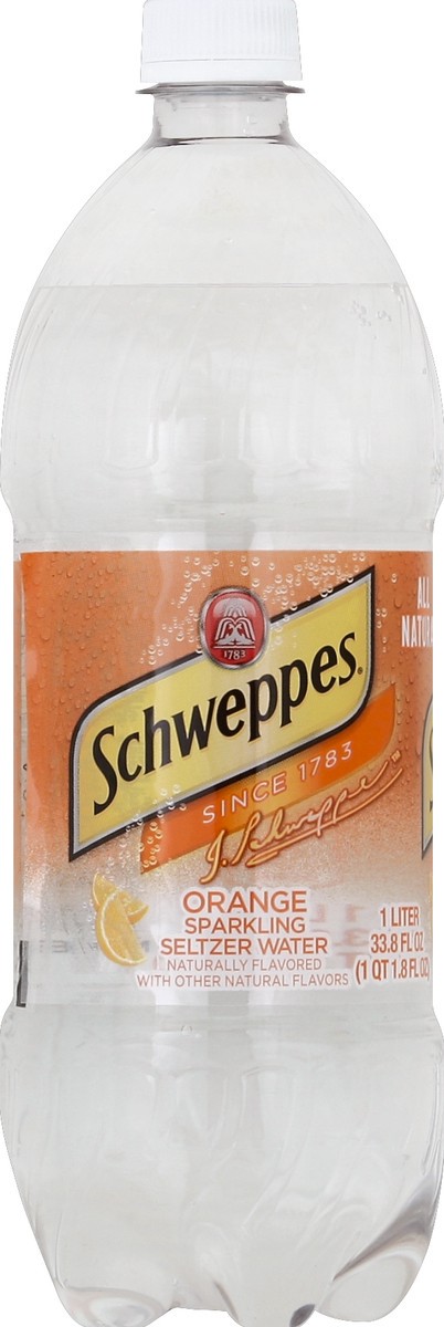 slide 4 of 4, Schweppes Seltzer Water 33.8 oz, 33.8 oz