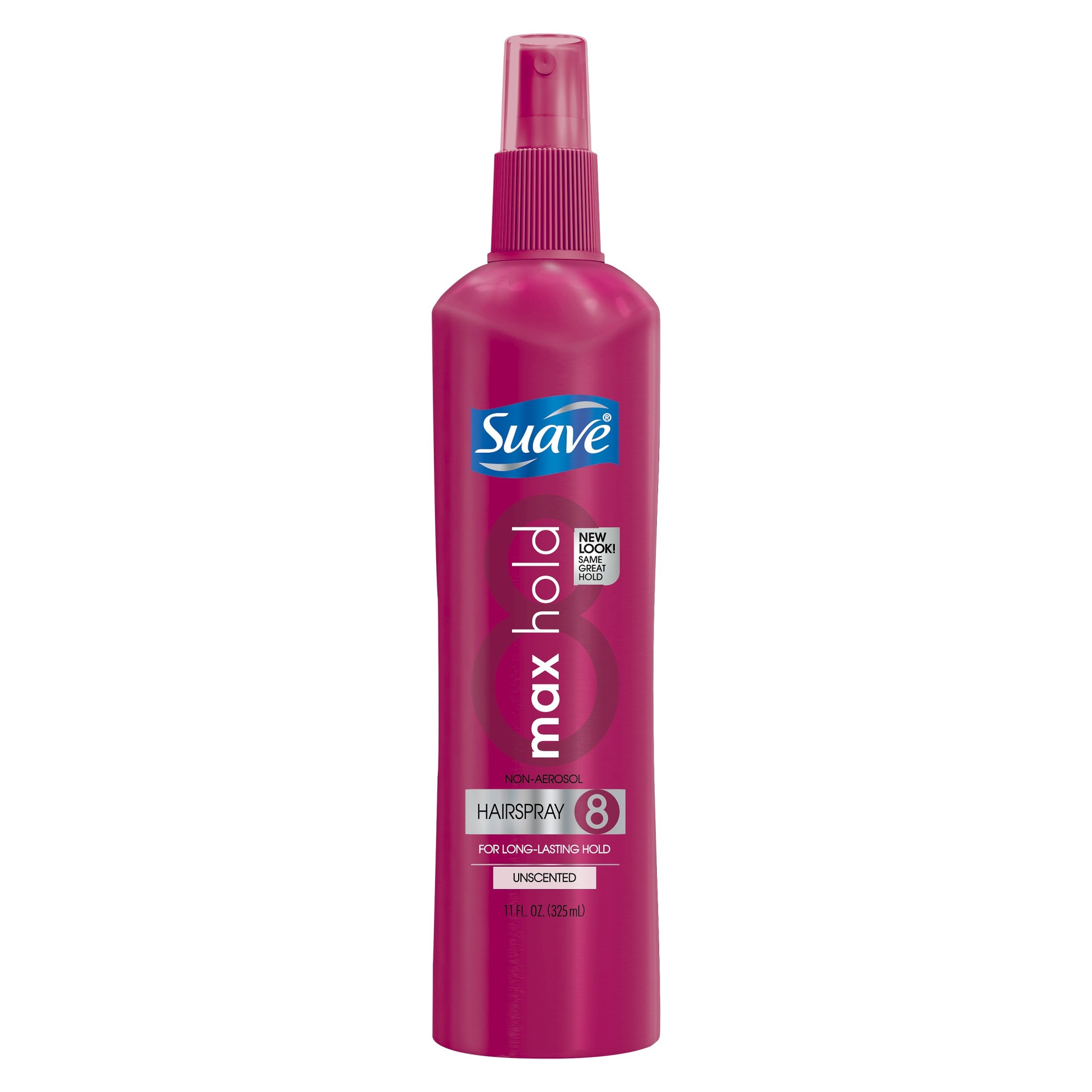 slide 1 of 7, Suave Max Hold Unscented Non-Aerosol Hairspray, 11 fl oz