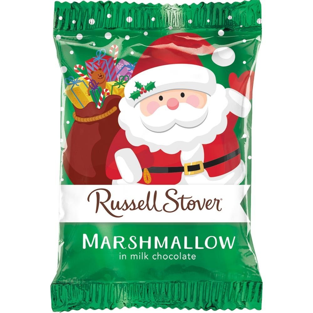 slide 1 of 1, Russell Stover Milk Chocolate Marshmallow Santa, 1 oz