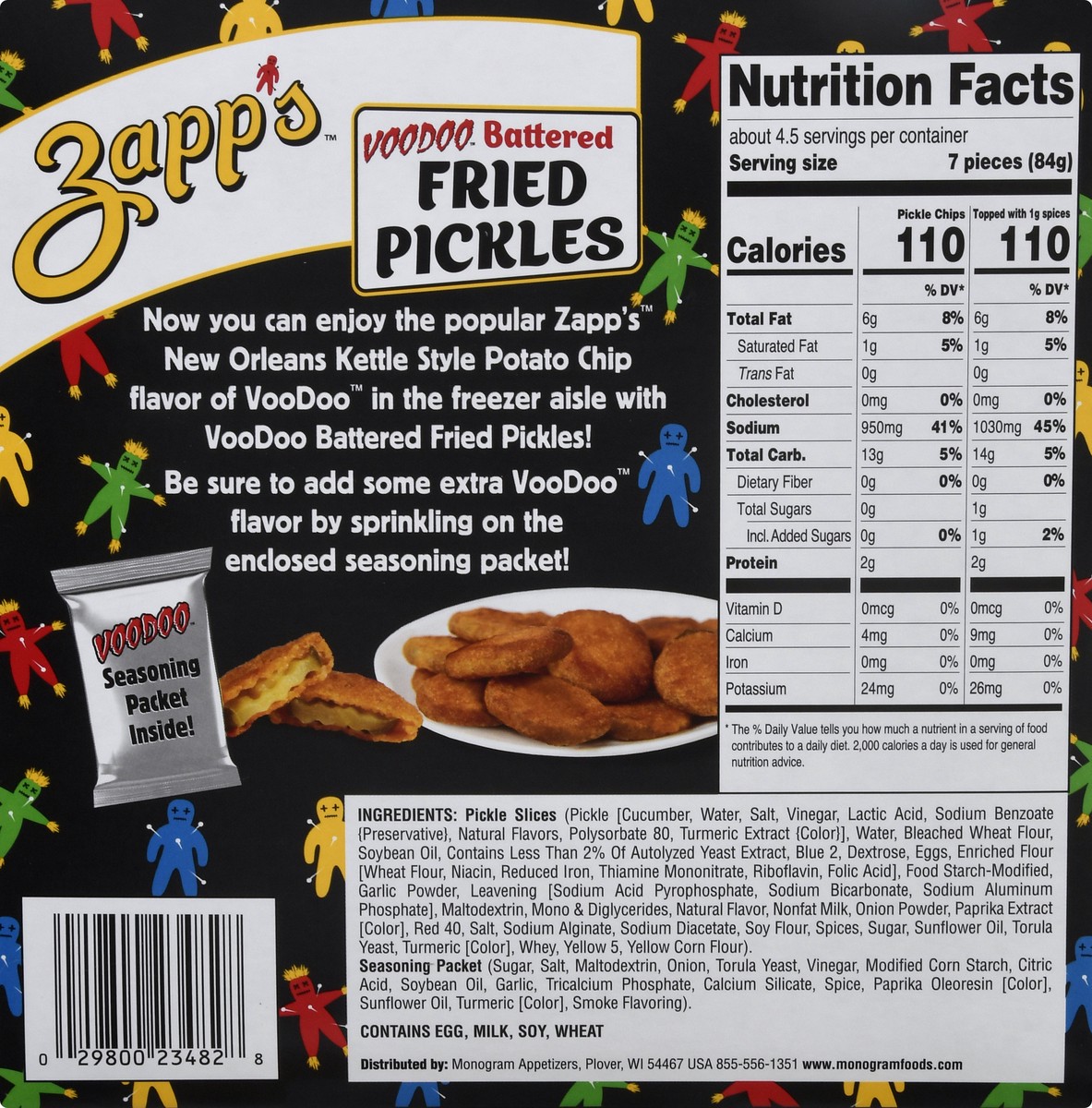 slide 5 of 13, Zapp's Voodoo Battered Fried Pickles 14 oz, 14 oz