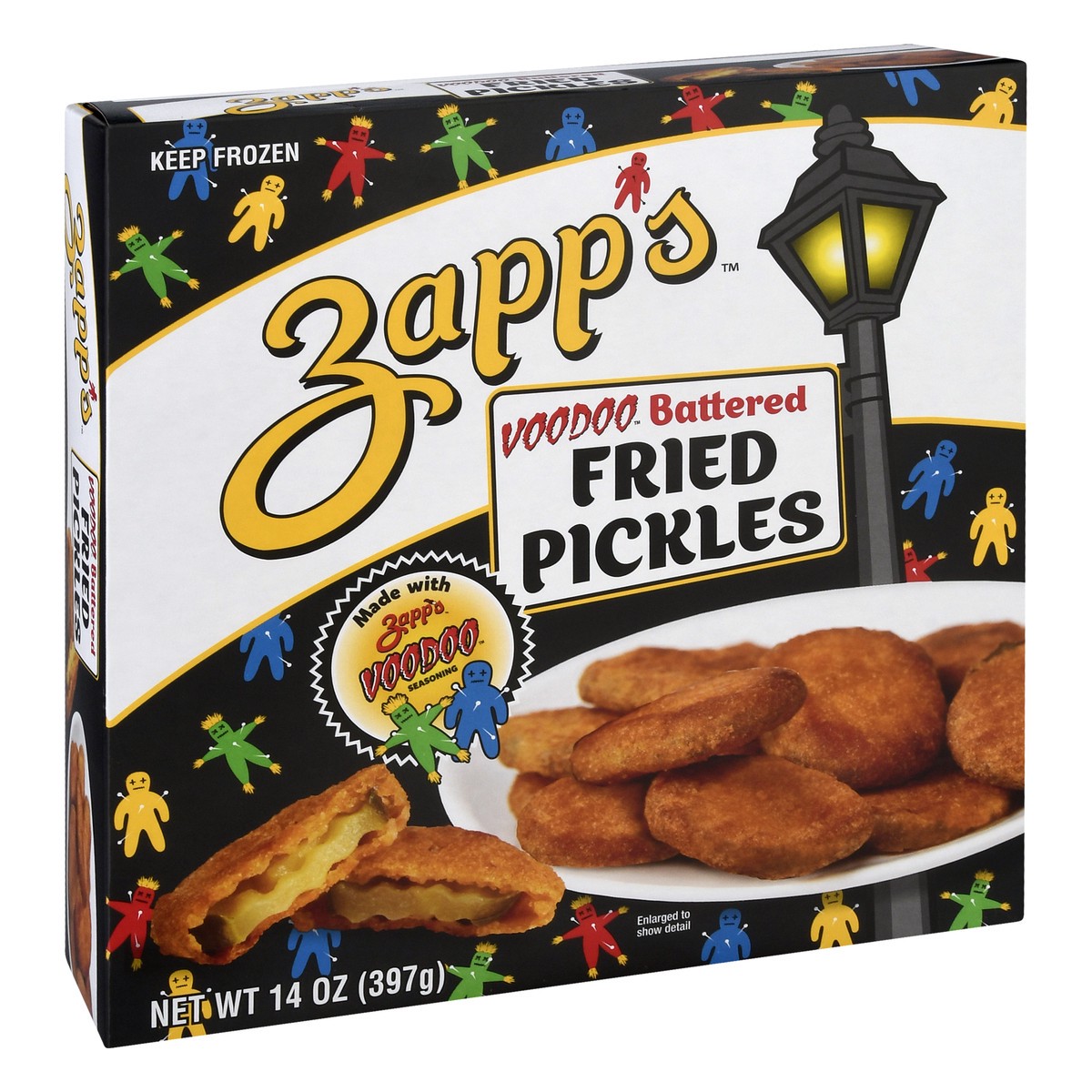slide 7 of 13, Zapp's Voodoo Battered Fried Pickles 14 oz, 14 oz