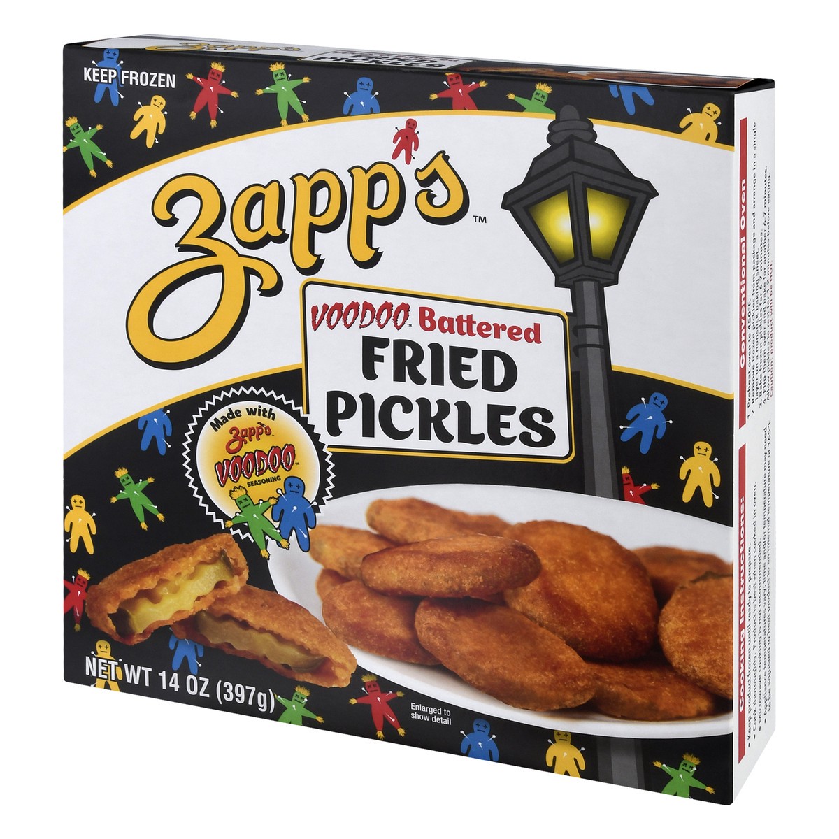 slide 9 of 13, Zapp's Voodoo Battered Fried Pickles 14 oz, 14 oz