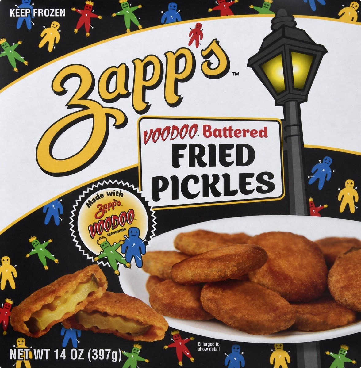 slide 11 of 13, Zapp's Voodoo Battered Fried Pickles 14 oz, 14 oz