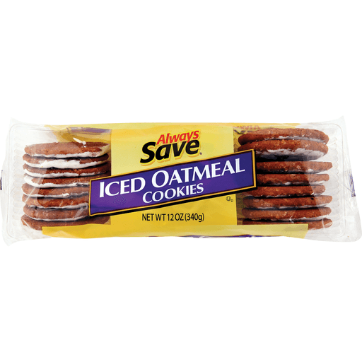 slide 1 of 1, Always Save Cookies Iced Oatmeal, 12 oz