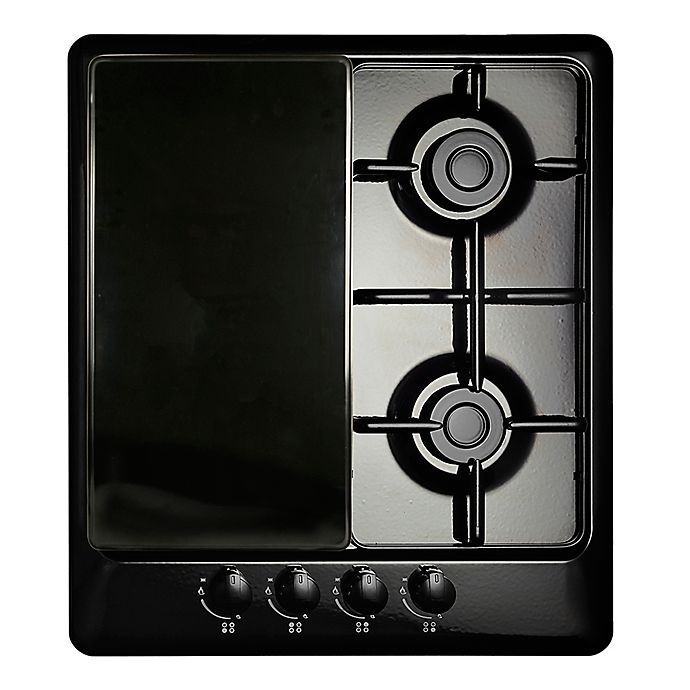 slide 1 of 3, RangeKleen Rectangular Burner Covers - Black, 2 ct