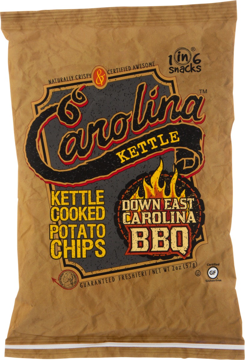 slide 8 of 9, Carolina Kettle Carolina Bbq Chips - 2 oz, 2 oz