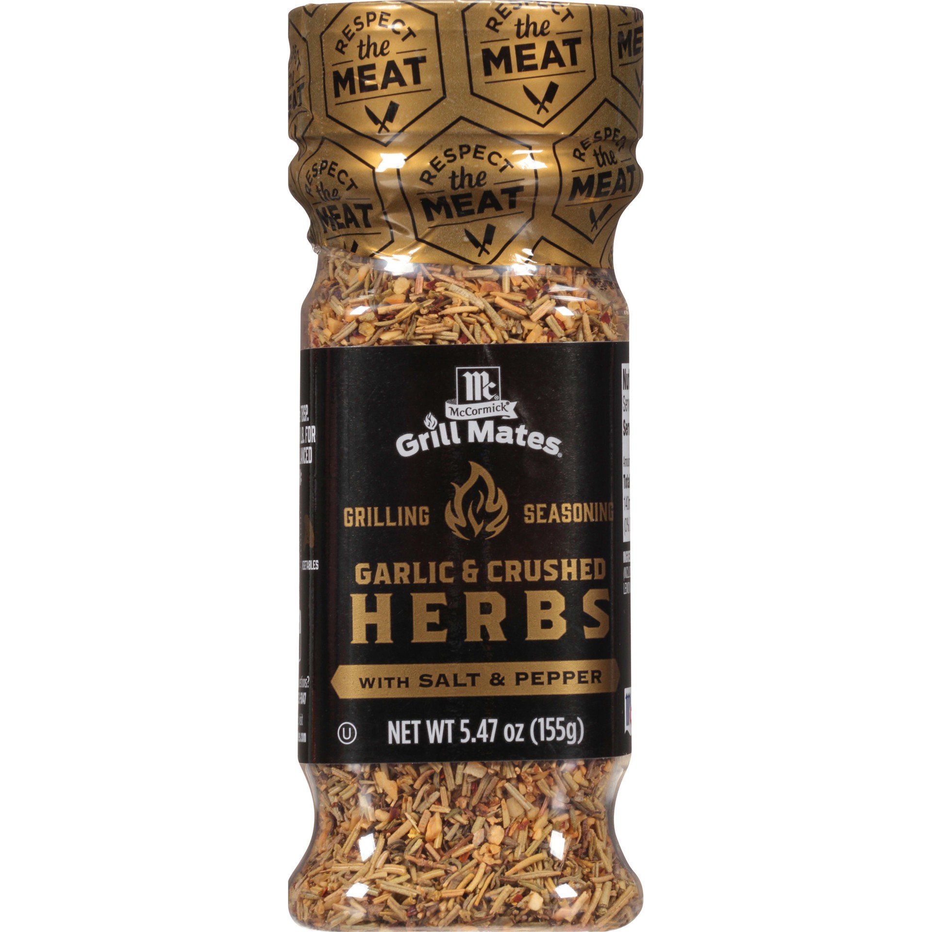 slide 1 of 7, McCormick Grill Mates Garlic & Crushed Herbs Seasoning, 5.47 oz, 5.47 oz