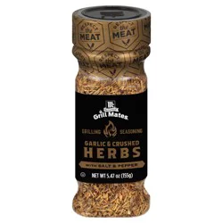McCormick GRILL MATES Garlic & Crushed Herbs Seasoning, 5.47 oz
