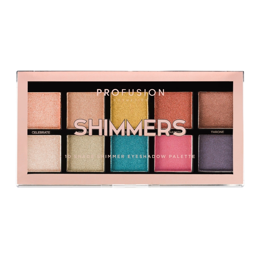 slide 1 of 1, Profusion Cosmetics Shimmers Eyeshadow Palette, 1 ct