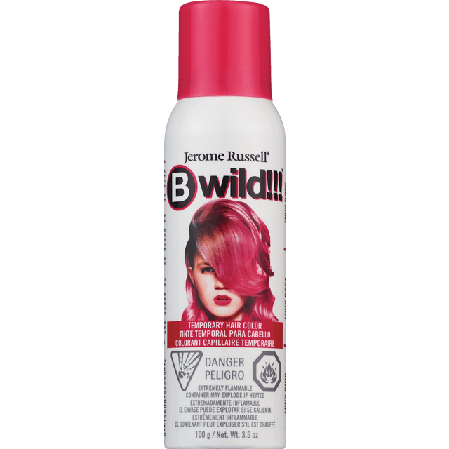 slide 1 of 1, Jerome Russell Bwild Temporary Hair Color Spray Lynx Pink, 3.5 oz