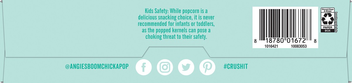 slide 2 of 7, BOOMCHICKAPOP Angie's BOOMCHICKAPOP Lightly Sweet Kettle Corn Microwave Popcorn, (4) 3.29 Fresh-Pop Bowls, 4 ct; 3.29 oz