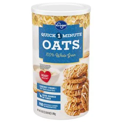 Kroger Quick 1-Minute 100% Whole Grain Oats