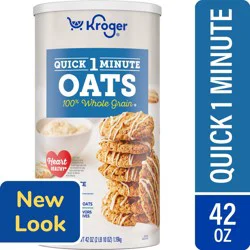 Kroger Quick 1-Minute 100% Whole Grain Oats