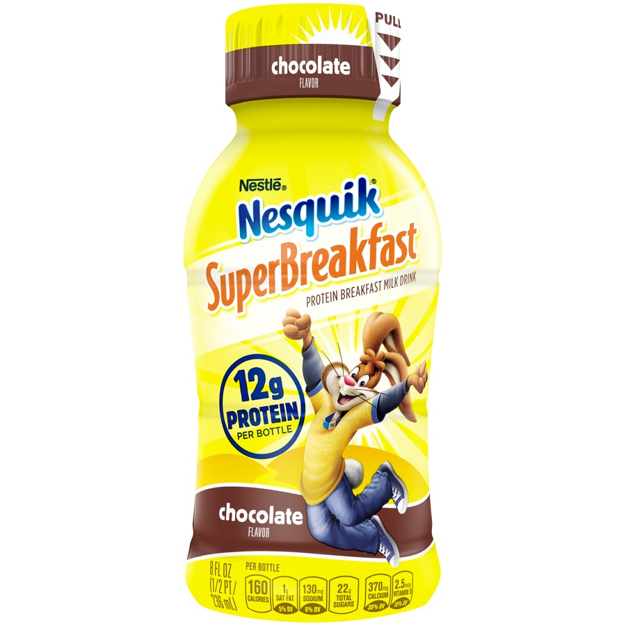 slide 1 of 1, Nesquik SuperBreakfast Protein Breakfast Milk Drink, 8 fl oz