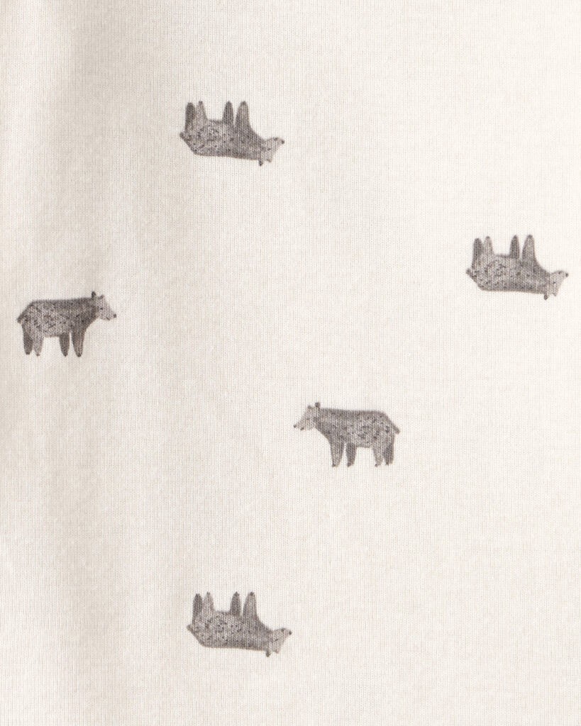 slide 3 of 4, Carter's Baby Boy 3-Piece Bear Print Sleeveless Jacket, Bodysuit & Pant Set - Tan/Ivory Tan/Ivory NB, 3 pc