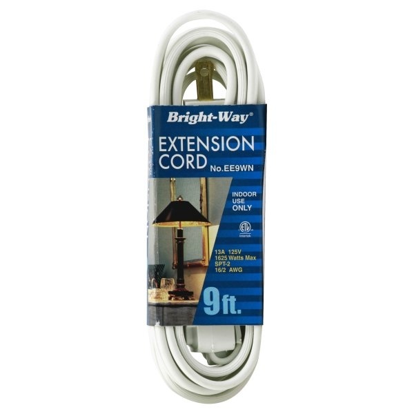 slide 1 of 1, Bright-Way Extension Cord, 9 ft