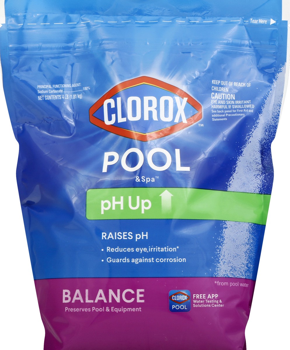 slide 6 of 7, Clorox Pool & Spa Ph Up - 4 Lb, 4 lb