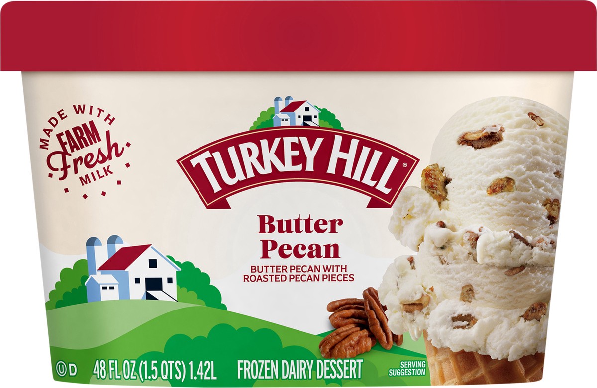 slide 2 of 2, Turkey Hill Butter Pecan, 48 fl oz