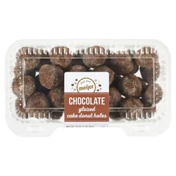 Fresh from Meijer Chocolate Glazed Cake Donut Holes, 16 oz
