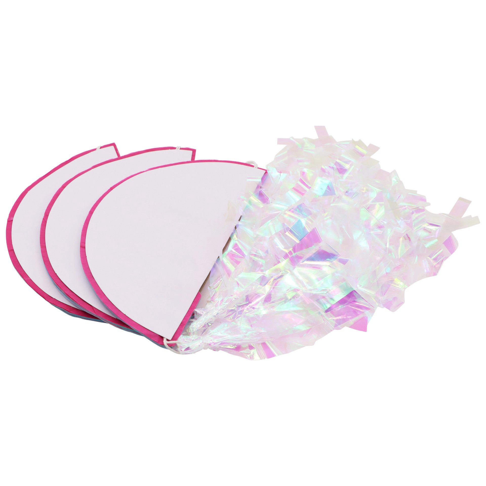 slide 3 of 3, Multicolor Honeycomb Ball With Tassel Decor, 3ct. By Celebrate It, 3 ct