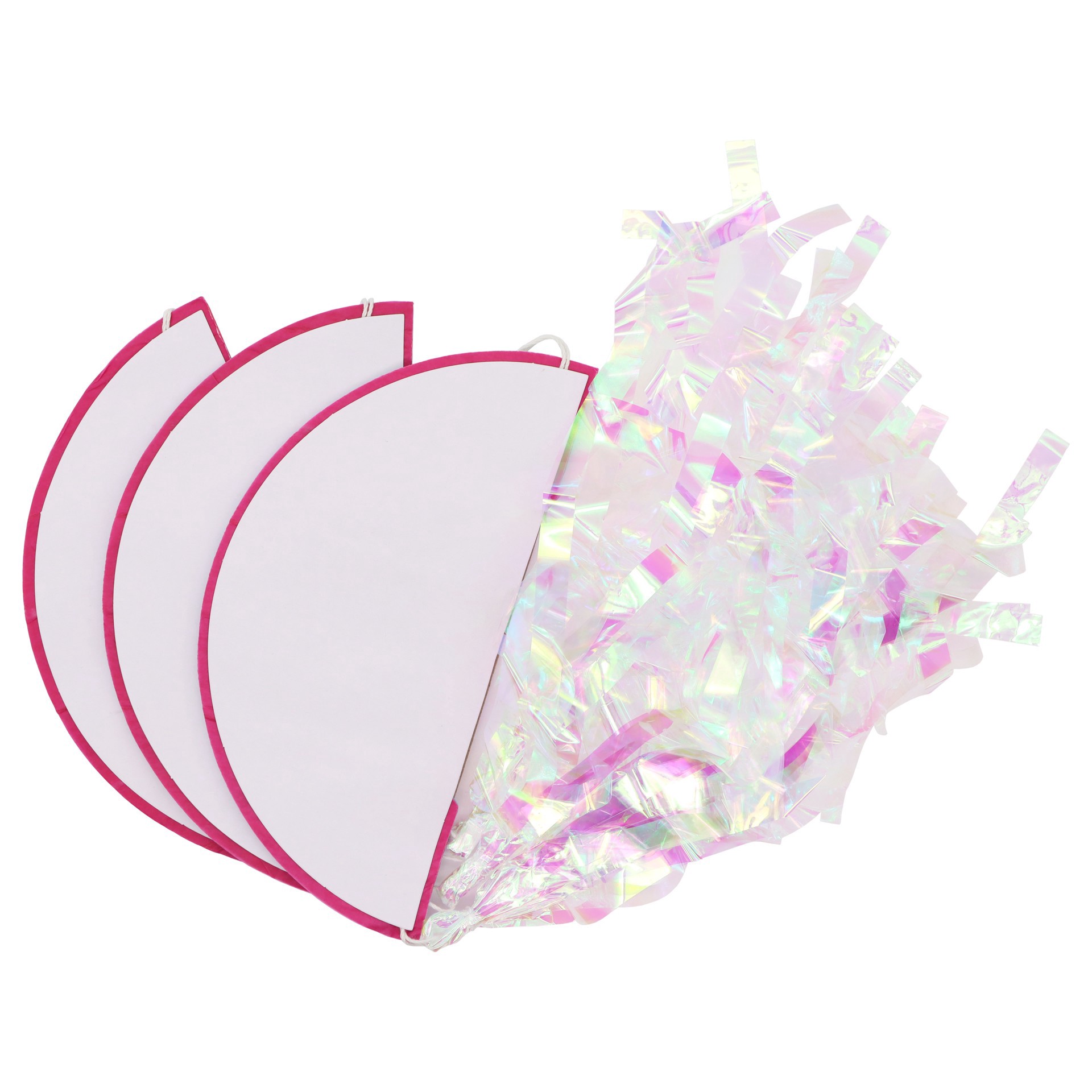 slide 2 of 3, Multicolor Honeycomb Ball With Tassel Decor, 3ct. By Celebrate It, 3 ct