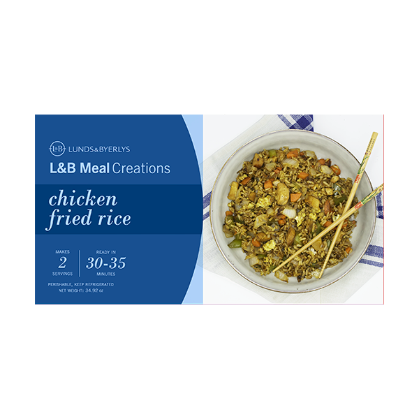 slide 1 of 1, L&B Meal Creations Chicken Fried Rice, 34.9 oz