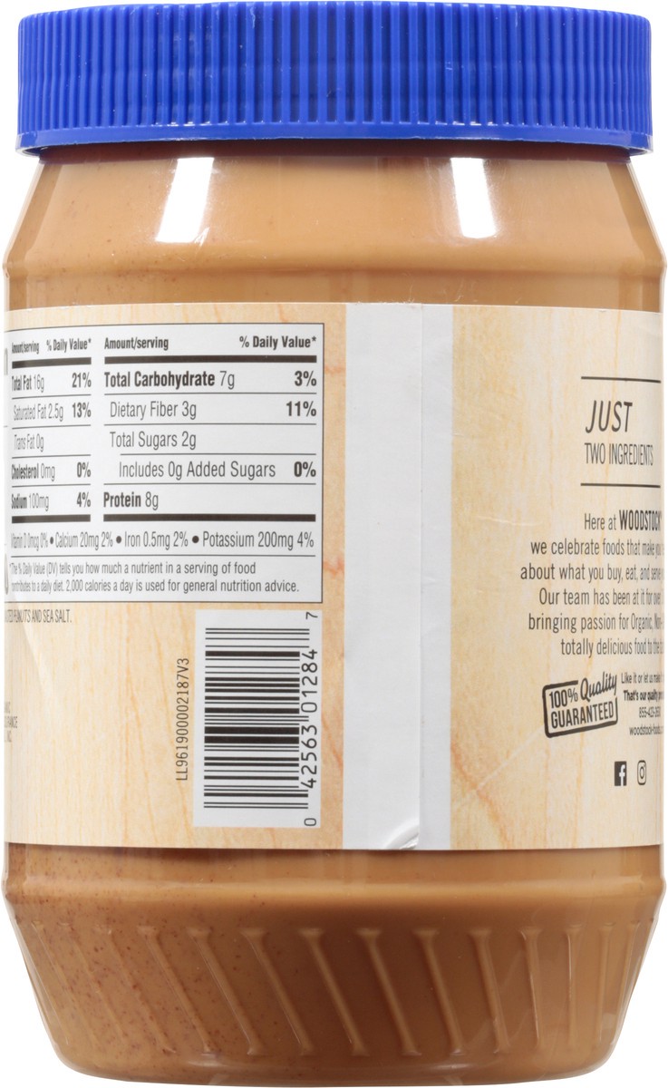 slide 5 of 9, Woodstock Easy Spread Organic Smooth & Salted Peanut Butter 35 oz, 35 oz