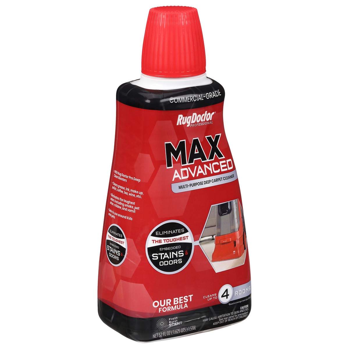 slide 7 of 9, Rug Doctor Max Advanced Multi-Purpose Fresh Burst Scent Deep Carpet Cleaner 52 fl oz, 52 fl oz