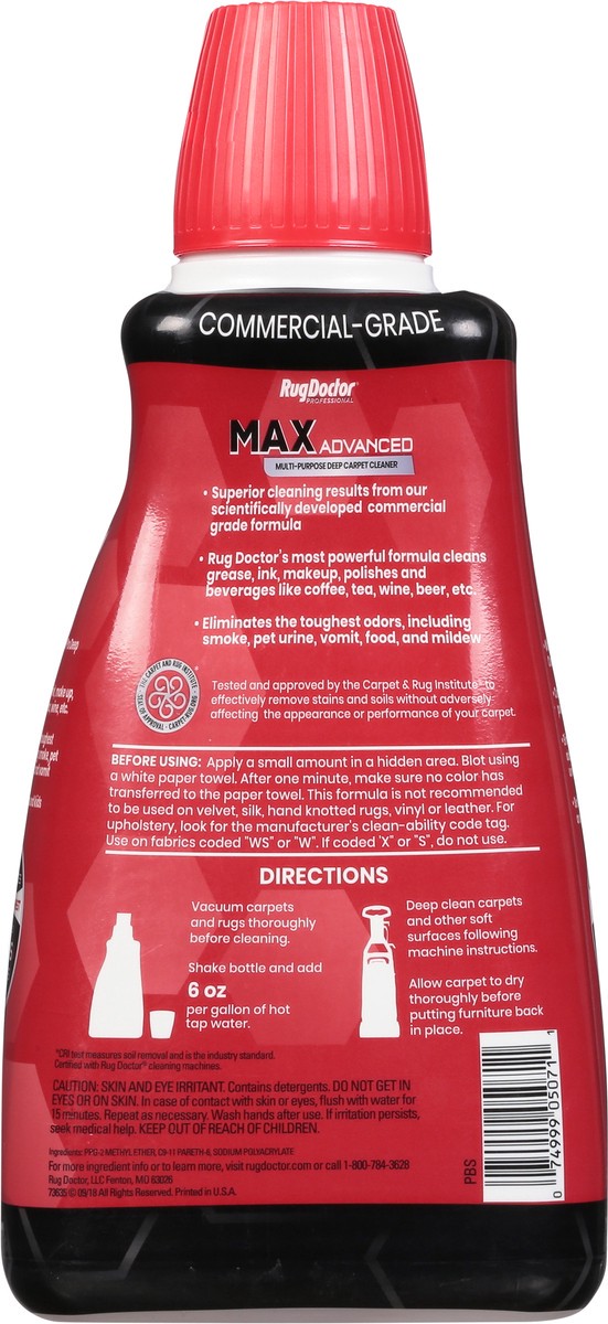 slide 8 of 9, Rug Doctor Max Advanced Multi-Purpose Fresh Burst Scent Deep Carpet Cleaner 52 fl oz, 52 fl oz