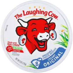 The Laughing Cow Original Creamy Swiss Spreadable Cheese Wedges