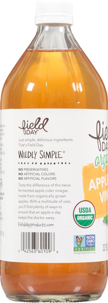 slide 4 of 14, Field Day Organic Apple Cider Vinegar 32 fl oz, 32 fl oz