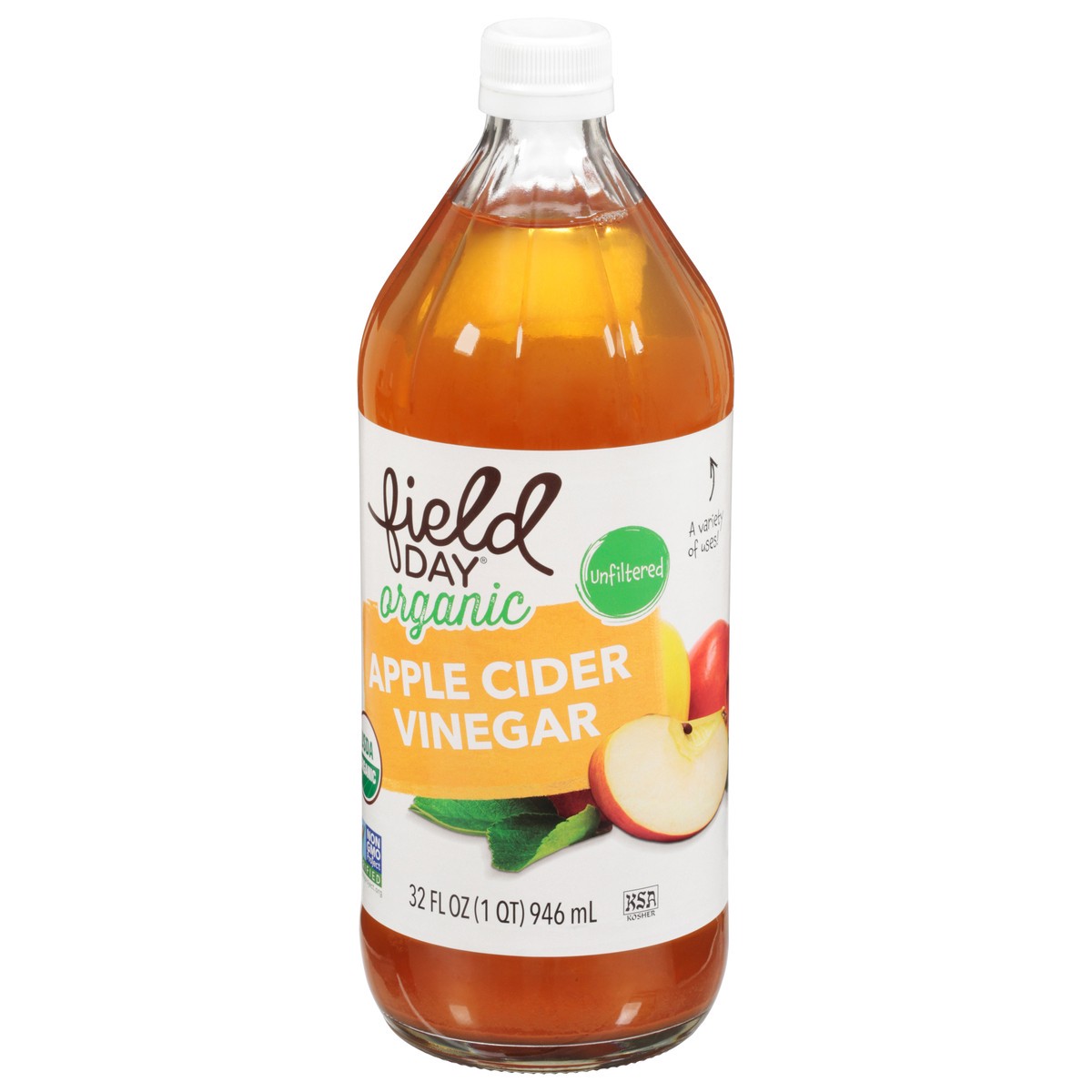 slide 13 of 14, Field Day Organic Apple Cider Vinegar 32 fl oz, 32 fl oz