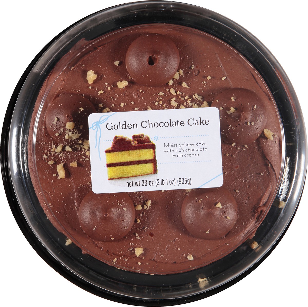 slide 7 of 7, 7" Golden Chocolate Double Layer Cake, 0.94 kg
