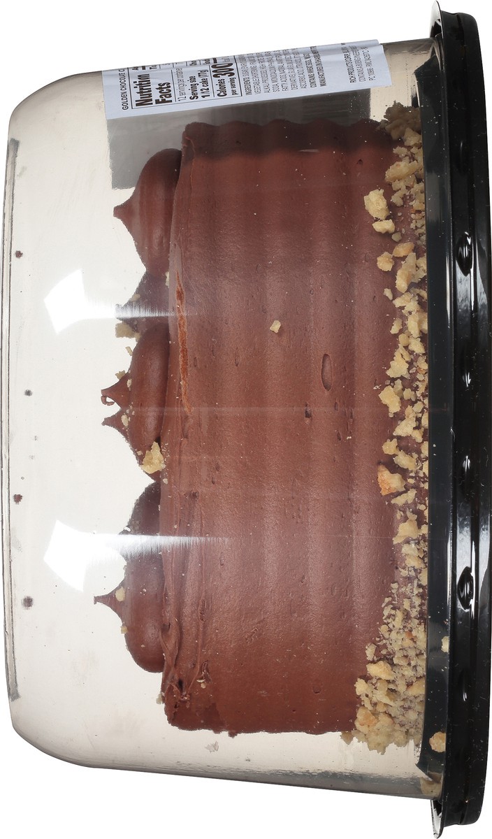 slide 2 of 7, 7" Golden Chocolate Double Layer Cake, 0.94 kg