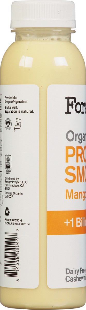 slide 13 of 13, Forager Project Dairy-Free Organic Mango Probiotic Smoothie 12 fl oz, 12 fl oz