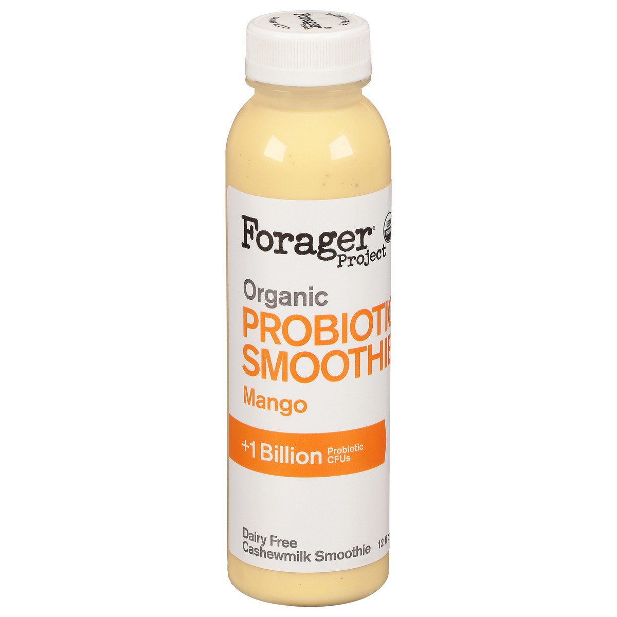 slide 2 of 13, Forager Project Dairy-Free Organic Mango Probiotic Smoothie 12 fl oz, 12 fl oz