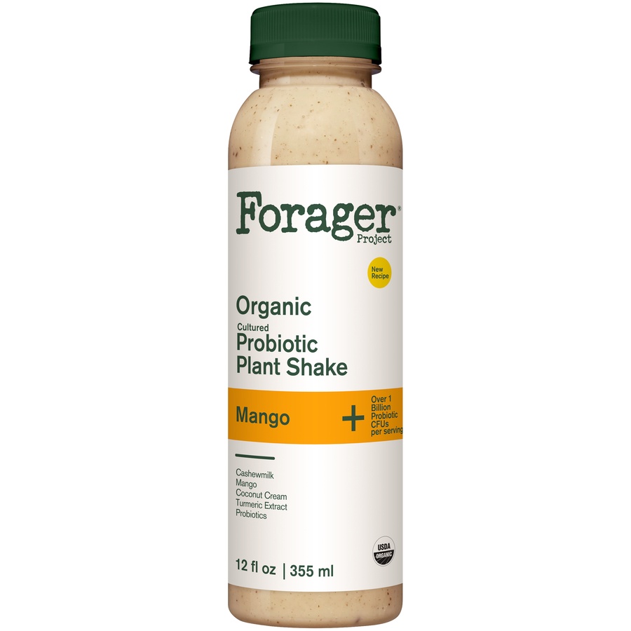 slide 1 of 4, Forager Project Smoothie Mango And Chia Organic, 12 oz