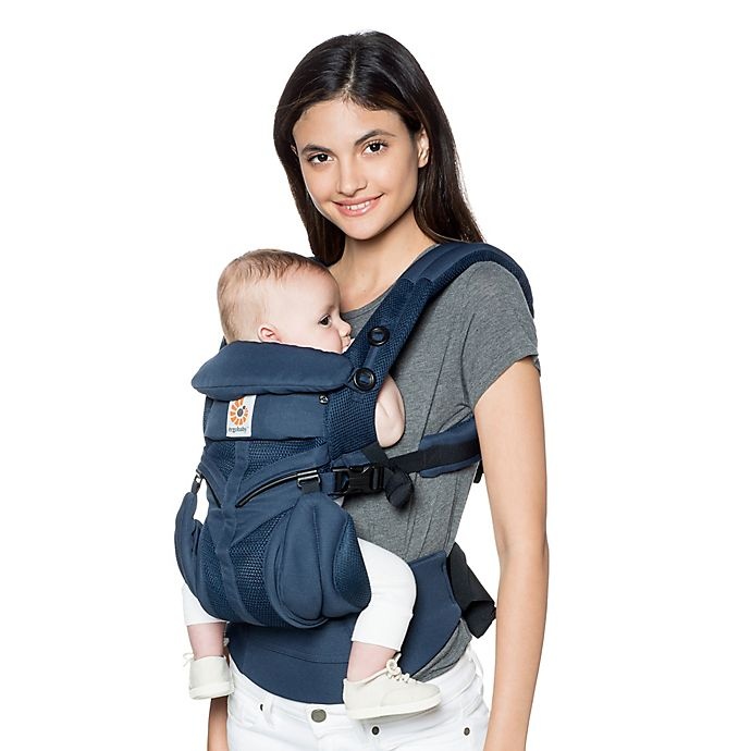 slide 1 of 1, Ergobaby Omni 360 Cool Air Mesh Baby Carrier - Midnight Blue, 1 ct