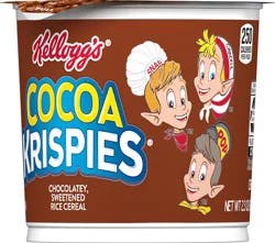 Kellogg''s Cocoa Krispies Breakfast Cereal Cup, Kids Snacks, Family Breakfast, Chocolatey Flavor, 2.3oz Cup (1 Cup)