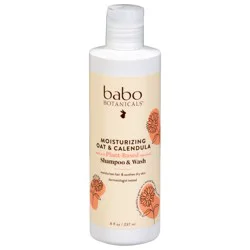 Babo Botanicals Moisturizing Oat & Calendula Shampoo & Wash 8 fl oz