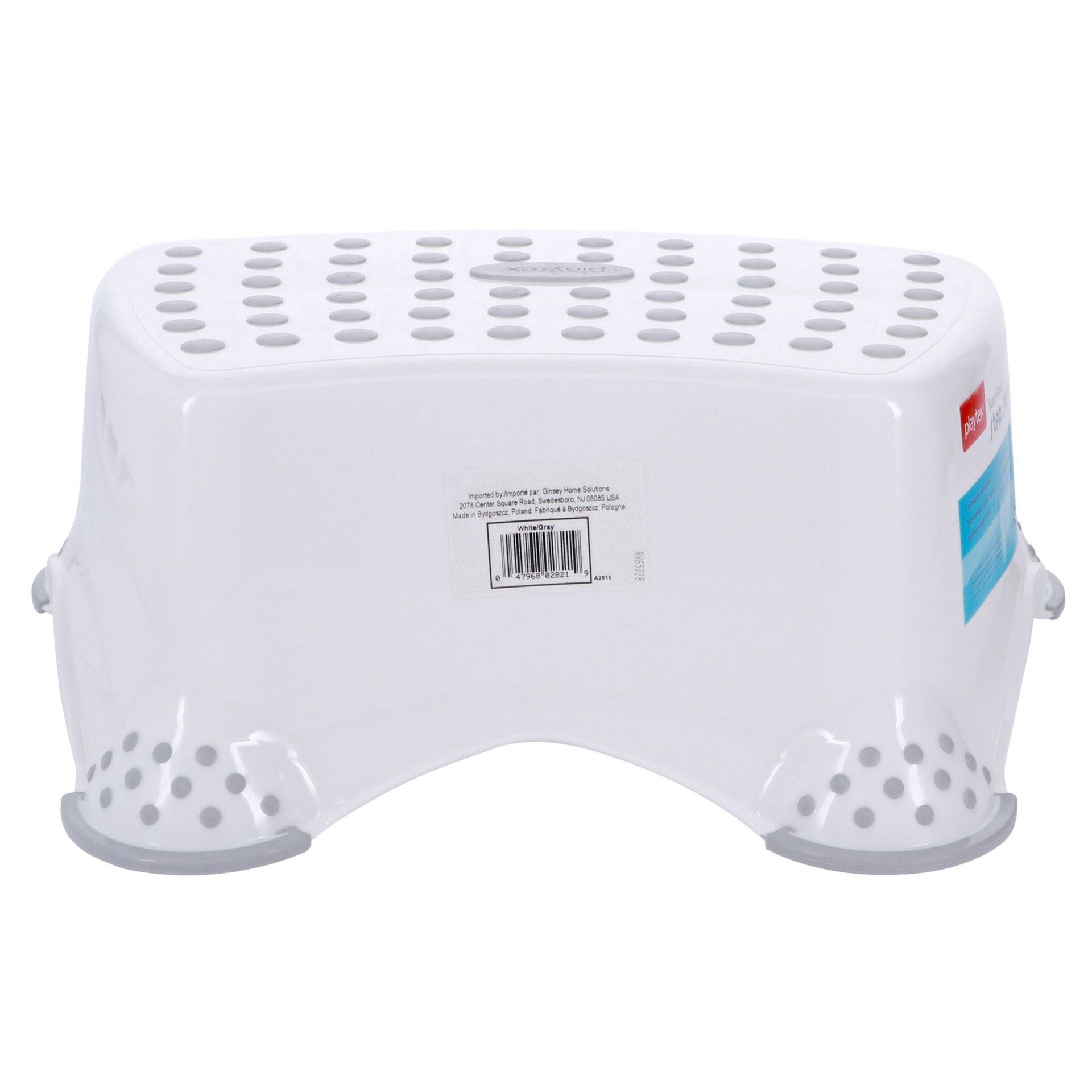 slide 13 of 13, Playtex Surefoot Single Step Stool - White, 1 ct