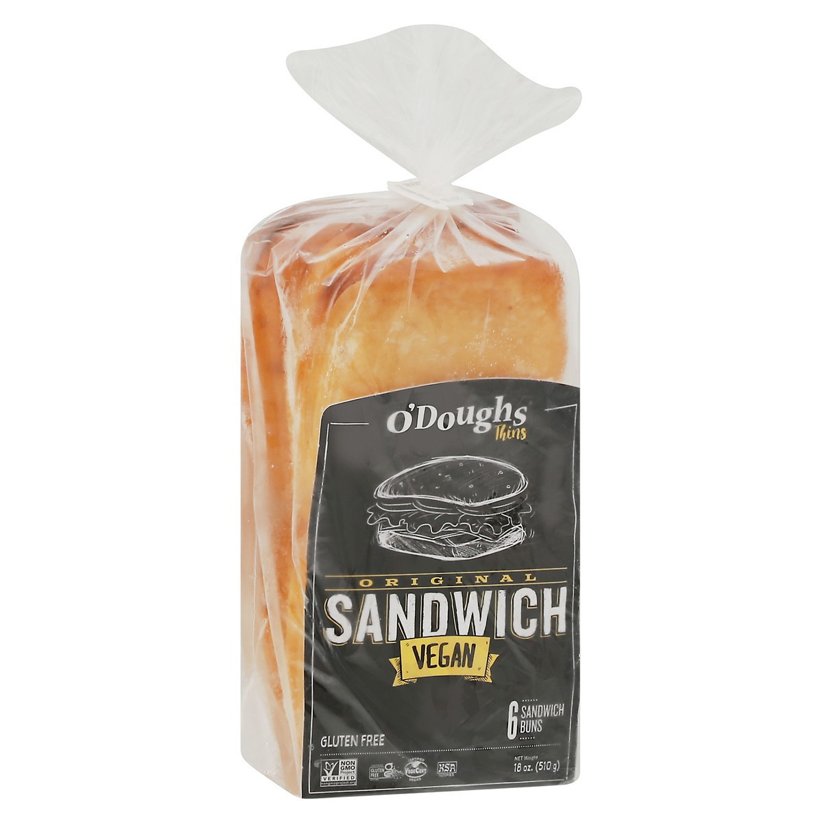 slide 7 of 9, O'Doughs O'doughs Gluten Free Sandwich Thins, 18 oz