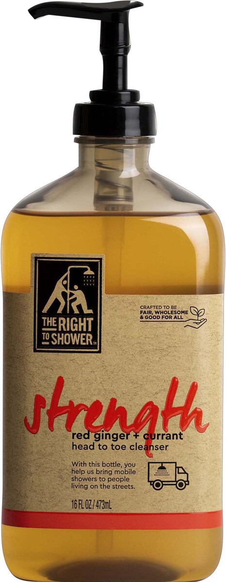 slide 4 of 4, The Right To Shower Strength Body Wash Red Ginger and Currant, 16 oz, 16 oz