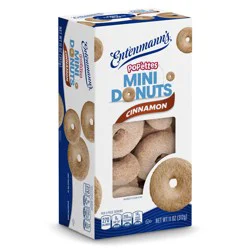 Entenmann's Pop'ettes Cinnamon Mini Donuts
