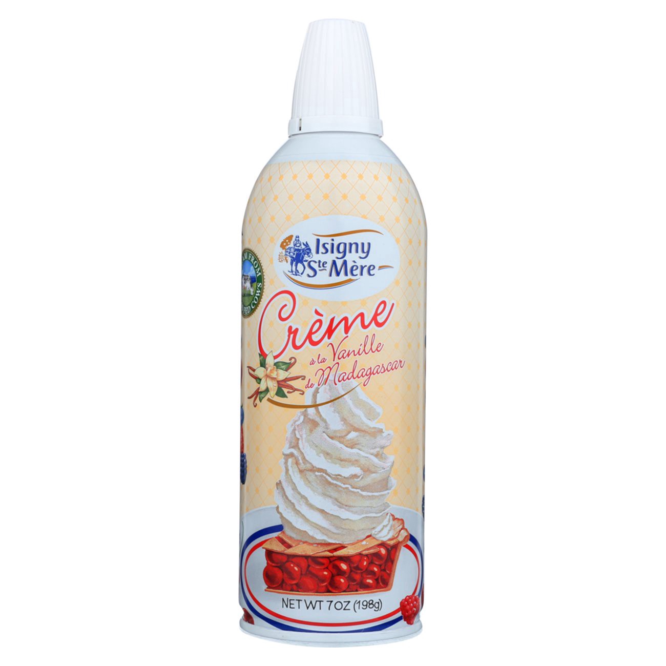 slide 1 of 1, Isigny Sainte-Mère Vanilla Whipped Cream, 7 oz