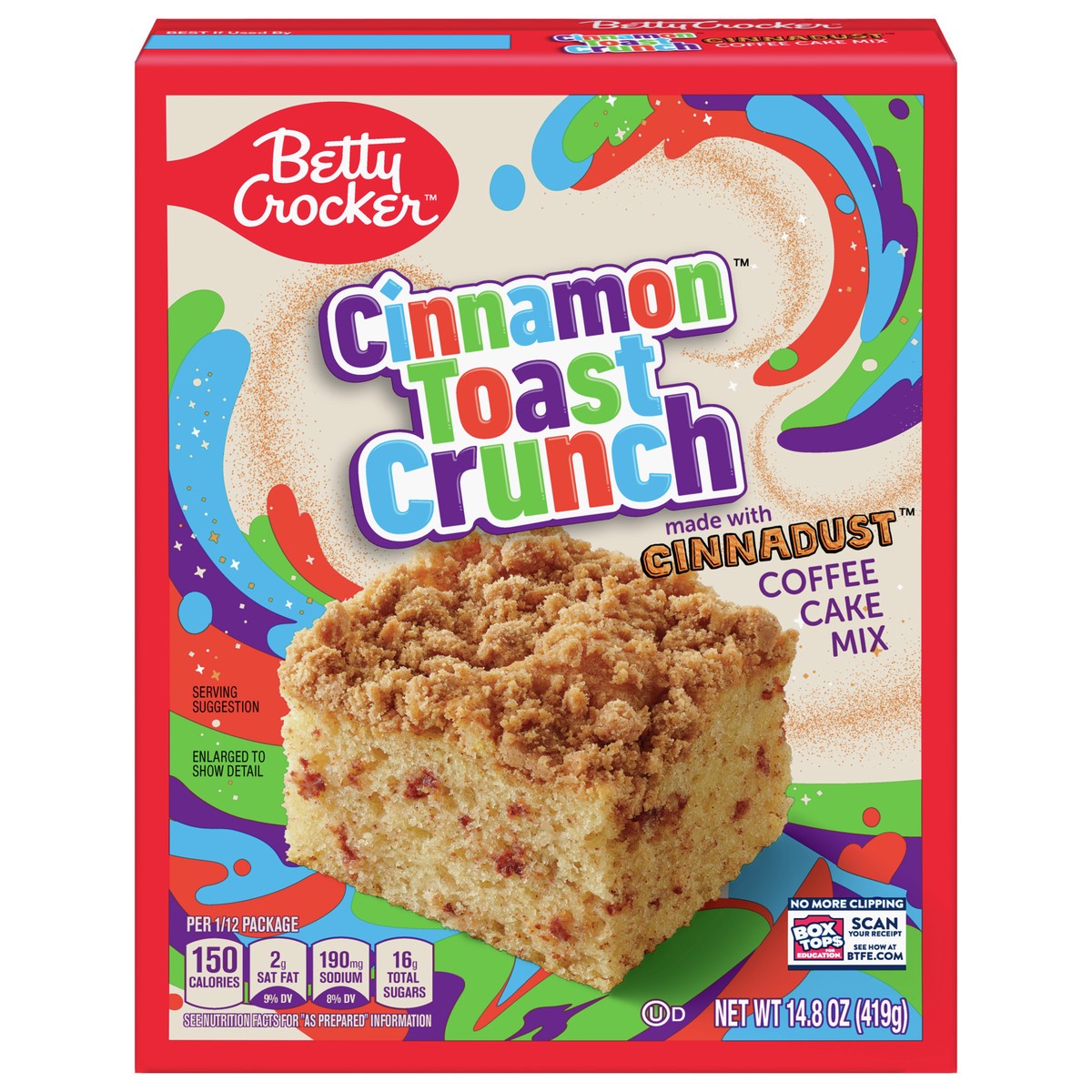 slide 1 of 4, Betty Crocker Cinnamon Toast Crunch Coffee Cake Mix, 14.8 oz