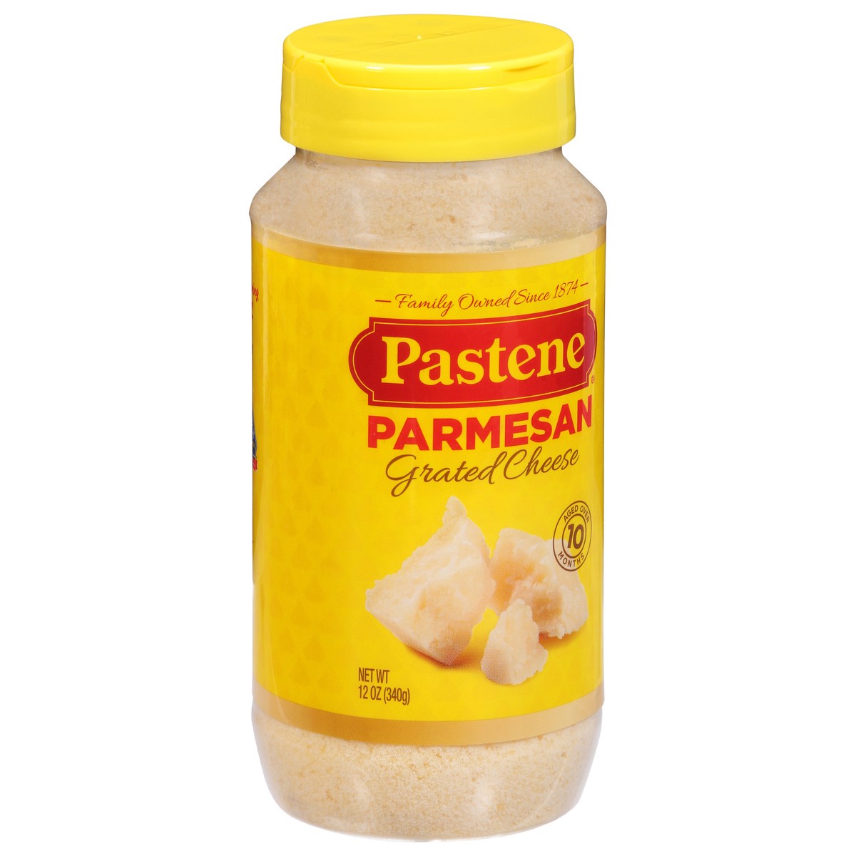 slide 4 of 9, Pastene Parmesan Grated Cheese 12 oz, 12 oz