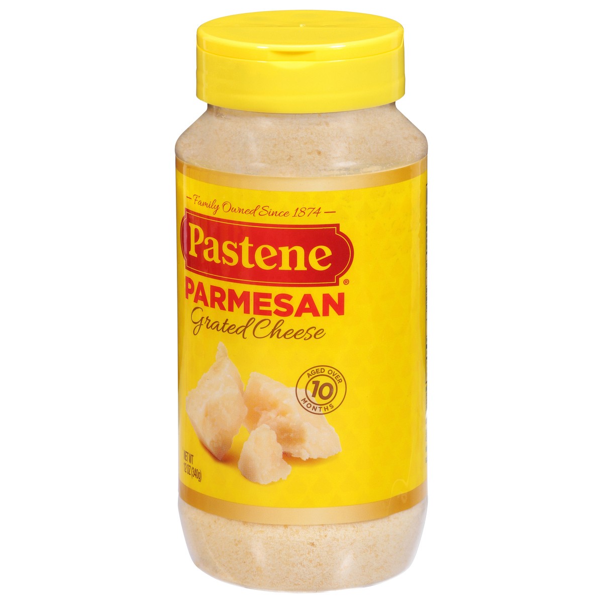 slide 8 of 9, Pastene Parmesan Grated Cheese 12 oz, 12 oz