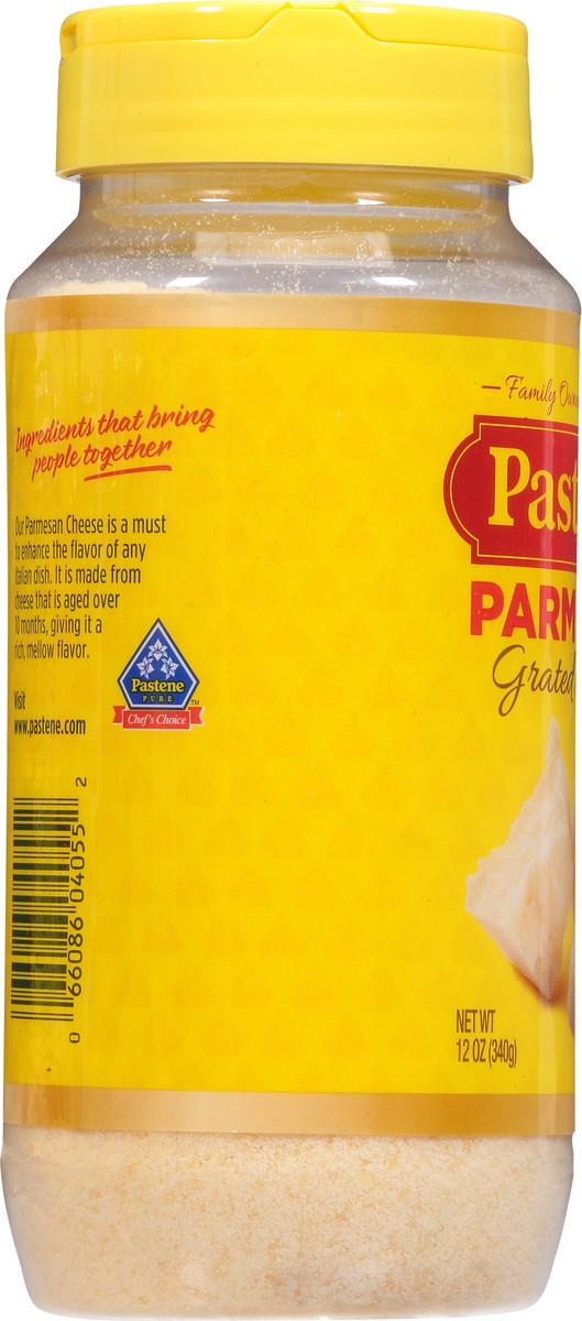 slide 2 of 9, Pastene Parmesan Grated Cheese 12 oz, 12 oz